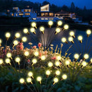 New Upgraded Solar Garden Lights, 6 Pack 48 LED Solar Firefly Lights Outdoor Waterproof, Solar & USB Charging, 8 Modes Swaying Light for Yard Pathway Patio Landscape Outdoor Decoration Lights by GreenHaven Gardens