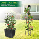 MQFORU 2Pack Tomato Planter Boxes with Trellis, 57" Self-Watering Tomato Planter for Climbing Vegetable and Plants, Raised Tomato Planter Boxes for Indoor Outdoor Patio Greenhouse Gardening by GreenHaven Gardens
