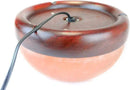 Himalayan Secrets® Salt Dome Lamp | for Warming Up Hands and Feet (9" Diameter) by CozyNest Decor