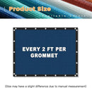 VICLLAX Shade Fabric Sun Shade Cloth with Every 2 FT Grommets for Patio Garden Pergola Cover Canopy 15x18 FT, Dark Blue by GreenHaven Gardens