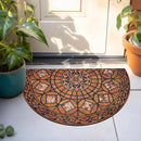 CHICHIC Entrance Door Mat Large 24 x 36 Inch Entry Way Doormat Front Door Rugs Outdoors Heavy Duty Welcome Mat Non Slip Rubber Back Low Profile for Garage, Patio, High Traffic Area, Orange by CozyNest Decor