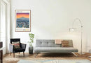 StudioUBILA Portland Wall Art Poster, Decorative Cityscape Landscape Art Prints, Home Decor Wall Art Print for Bedroom Living Room Kitchen Decorations, Unframed by CozyNest Decor