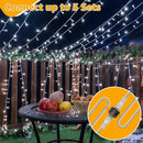 Ollny 120LED 40FT String Lights, Waterproof Connectable Fairy Lights with Timer 8 Modes, Cool White Plug in Christmas Light for Indoor Outdoor Patio Party Bedroom Classroom Decor by GreenHaven Gardens