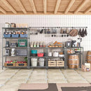 1750 lbs Steel Storage Shelving 5-Tier Utility Shelving Unit Steel Organizer Wire Rack for Home,Kitchen,Office,Garage, 1750 LBS Capacity 17.7" D x 47.2" W x 72.3" H by CozyNest Decor