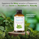 Majestic Pure Peppermint Essential Oil with Glass Dropper - 4 Fl Oz Pack of 2-100% Pure and Natural Peppermint Oil - Premium Grade Essential Oils for Diffuser, Aromatherapy, Soap and Candle Making by CozyNest Decor