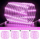 Easter Rope Lights Outdoor, 100FT 300 LED Christmas String Lights with Waterproof 8 Modes, Connectable Clear Tube Twinkle Light for Indoor Bedroom Patio Fence Party Wedding Decorations, Pink by GreenHaven Gardens