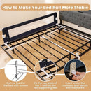 HONEY JOY Bed Rail for Toddlers, Extra Long, Foldable Portable Swing Down Safety Bed Guard Rail, Toddler Bed Rails for Crib, King Queen Full Twin Size Bed Mattress (Gray, 2 Pack, 71 Inch) by TinyTreasures Baby Boutique