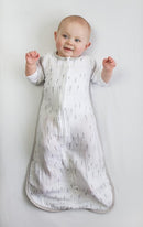 Amazing Baby Cotton Muslin Sleeping Sack, For Baby Boy or Girl, Wearable Blanket with 2-way Zipper, Trees, Sterling, Small (0-6 Month) by TinyTreasures Baby Boutique