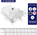 80Gal Portable Water Storage Bladder, Foldable Large Capacity Container Water Tank, Agricultural Irrigation, Camping, Firefighting, Outdoor Household Water by GreenHaven Gardens