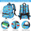 Accmor Toddler Backpack with Leash, Baby Backpacks with Anti Lost Wrist Link, Cute Mini Kids Backpack Leash Walking Harness for Travel, Small Excavator Backpack Tether for Boys Girls 1-3 (Light Blue) by TinyTreasures Baby Boutique