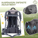 WIPHA Baby Backpack Carrier, Comfort Toddler Carrier Hiking Backpack with Canopy, Adjustable Lightweight Child Carrier by TinyTreasures Baby Boutique