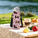 RICHEN Neoprene Water Bottle Carrier Bag with Adjustable Shoulder Strap,Insulated Water Bottle Cover for Stainless Steel/Glass/Plastic Bottles by TinyTreasures Baby Boutique