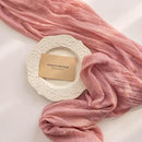 Table Runner Dusty Rose Cheesecloth Gauze 120 Inch 10 FT Rustic Boho Cheese Cloth Runner for Wedding Baby Shower Bridal Shower Garden Party Sheer Home Decorations by CozyNest Decor