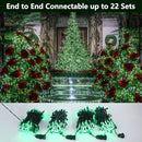 Brizled Green Christmas Lights, 33ft 100 LED Christmas String Lights, 120V UL Certified Plugin Xmas Tree Light Connectable Waterproof Mini Xmas Light for Home Tree Halloween Indoor Outdoor Decorations by TinyTreasures Baby Boutique