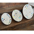 Large DIY Stepping Stone Kit, Handprint Stepping Stone, Mother's Day Gift, Footprint Stepping Stone (12 inch) by TinyTreasures Baby Boutique