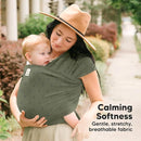 KeaBabies Baby Wrap Carrier - All in 1 Original Baby Carrier Newborn to Toddler Sling, Easy to Wear, Hands Free Bonding, Lightweight, Breathable Infant Wraps (Forest) by TinyTreasures Baby Boutique