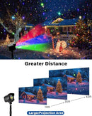 Laser Christmas Projector Lights Outdoor, Christmas Decorations Stars Light Show, Efficient Heat Dissipation, Waterproof, Holiday Projector Decorations for House/Garden/Party/Wedding (Black) by GreenHaven Gardens