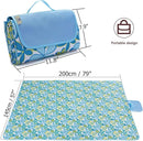 Picnic Blanket Beach Mat Extra Large Sandproof Waterproof Camping Blanket Portable Travel Blanket Play Mat for Outdoor Indoor Family Women Men Kids Beach BBQ Park Grass by TinyTreasures Baby Boutique