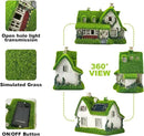 Solar Garden Outdoor Statue Light - Fairy House Lawn Decoration for Patio, Balcony, and Yard - Unique Gift for Any Occasion by GreenHaven Gardens
