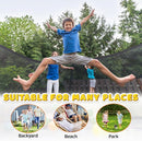 Trampoline 8FT 10FT 12FT 14FT 16FT, Recreational Trampolines with Enclosure Net and Ladder, Outdoor Anti-Rust Trampolines for Kids and Adults, ASTM Approved by TinyTreasures Baby Boutique