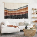 Flber Macrame Wall Hanging Macrame Wall Decor Large-Scale Tie-Dye Tapestry Living Home Room Wall Decor 57" Wx 35" L by CozyNest Decor