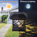 TWINSLUXES Solar Post Cap Lights Outdoor - Waterproof LED Fence Post Solar Lights for 3.5x3.5/4x4/5x5 Wood/Vinyl Posts in Patio, Deck or Garden Decoration by GreenHaven Gardens