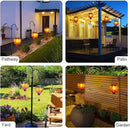 Hot Air Balloon Solar Lantern with Flickering Flame Hanging Solar Lights Outdoor Waterproof Lanterns for Garden Patio Yard Party Decoration by GreenHaven Gardens