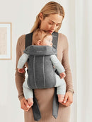 BabyBjörn Baby Carrier Mini, Dark Gray, 3D Jersey Infant Carrier (7-25 lbs), Ergonomic, Easy-to-Use by TinyTreasures Baby Boutique