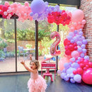130pcs Pink Balloons Different Sizes 18" 12" 10" 5" Party Latex Balloons for Birthday Baby Shower Wedding Anniversary Princess Theme Party Decorations by CozyNest Decor