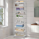 Finnhomy 9-Tier Wire Shelving Unit Adjustable Steel Wire Rack Shelving, 81 Inches Height 9 Shelves Metal Storage Rack, Pantry Shelves for Storage with PE mat, NSF Certified, Chrome by GreenHaven Gardens