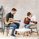 Moukey 36 Inch Acoustic Guitar for Beginners Kids Youth 3/4 Size Dreadnought Travel Guitarra Acustica Kit with Chord Poster, Gig Bag, Tuner, Picks, Nylon Strings, Capo, Strap - Natural by TinyTreasures Baby Boutique