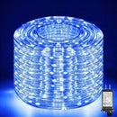 Rope Lights for Outside, 100FT 300 LED Christmas String Lights with Waterproof 8 Modes, Flexible and Connectable Plug in Fairy Lights for Outdoor Indoor Bedroom Patio Party Wedding Decorations, Blue by GreenHaven Gardens