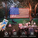DBFAIRY Solar American Flag Lights Outdoor,420 LEDs American Flag Net Lights 6.5ft x 3.28ft Super Bright,Memorial Day Decorations of The United States for Independence/National/Memorial Day,July 4th by GreenHaven Gardens