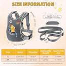 2025 New Safety Walking Harness for Big Kids (6-12yrs) with Autism Special Needs ADHD, Anti-Elopement Vest Harness with Grab Handle and Light Reflector, Adjustable Leash for Autistic, Active Child by TinyTreasures Baby Boutique