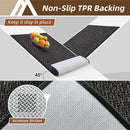 COSY HOMEER-Door-Mat 20" x 32" Non Slip Absorbent Entryway Rugs Dirt Trapper Doormats Washable Entrance Mats Low Pile Welcome Floor Mat for Front Back Door and Entry Mats,Black by CozyNest Decor