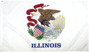 FlagSource Illinois Nylon State Flag, Made in the USA, 5x8' by GreenHaven Gardens