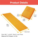 Folding Yoga Travel Pilates Mat Foldable Easy to Carry to Class Beach Park Tear resistant Travel Picnics 4mm Thick 9 Colors by TinyTreasures Baby Boutique