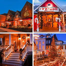 JMEXSUSS 250 LED Orange String Lights, 91.5ft Orange Christmas Lights Outdoor Waterproof, 8 Lighting Modes Connectable Christmas Tree Lights for Yard Patio Party Halloween Christmas Decorations by GreenHaven Gardens