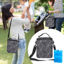 Breastmilk Cooler Bag with Ice Pack Fits 4 Baby Bottles Up to 9 Ounce Insulated Baby Bottle Bag Breast Milk Cooler on The Go with Strap Baby Bottle Cooler Bag for Nursing Mom Daycare or Travel by TinyTreasures Baby Boutique