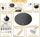 Chicken Shredder Tool Twist Plus Meat Claws and Cleaning Brush - Kitchen Essentials - Meal Prep Tools - Pulled Pork Shredder - Meat Shredder Tool Twist - Kitchen and Barbecue Gifts by GreenHaven Gardens