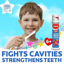 Colgate Kids Toothpaste Pump with Fluoride for Cavity Protection, Ages 6+, ADA Accepted, Bubble Fruit, 4.4 Ounce, 6 Pack by CozyNest Decor