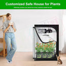 MELONFARM 2x2 Grow Tent, 24"x24"x32" Grow Tent, Double Transparent Viewing Door Indoor Grow Tent, Growing Tent with High Reflective Mylar & Floor Tray, Plant Tent for Indoor Hydroponics Growing by GreenHaven Gardens