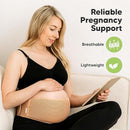 KeaBabies Maternity Belly Bands for Pregnant Women - Soft & Breathable Pregnancy Belly Support Band, Adjustable Maternity Belt for Back, Pelvic Support, Comfortable, Easy to Use (Classic Ivory, M/L) by TinyTreasures Baby Boutique