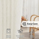 FMFUNCTEX Linen Sheer Sliding Door Curtains for Bedroom, Beige Curtains 84 Inches Long Window Curtain Drapes for Living Room, Natural Patio Glass Door Extra 100 Wide Curtain, Rod Pocket 1 Panel by CozyNest Decor