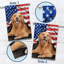 FLAGWIX Golden Retriever, Patriot American Dog Flags - 4th of July Decorations for Home, Outside, Indoor Outdoor Flag, House Flag 30x40 - Double Sided, Heavy Duty Canvas, Fade Resistant by GreenHaven Gardens