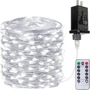 66Ft 200LED Fairy Lights Plug in with Remote, Waterproof String Lights Outdoor & Indoor 8 Modes with Timer, LED Twinkle Lights for Girl's Room Garden Patio Halloween Christmas Decorations (Cool White) by GreenHaven Gardens