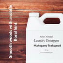 Plant-Based Liquid Laundry Detergent, 32 Fl Oz, Multiple Scents, HE Compatible (Mahogany Teakwood) by CozyNest Decor