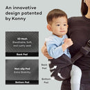 Konny Baby Carrier Hip Seat, Dual Support IHDI Certified with Two Safety Pads, Adjustable Wraps Sling Wearable One Size Fits All, Baby Essentials for 6 to 48 Months up to 44 lbs-Green Tea by TinyTreasures Baby Boutique