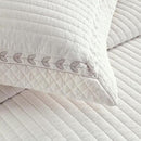 MarCielo 100% Cotton Quilt Set White Lightweight Bedspread with Scalloped Edge, Farmhouse Vintage Bedding, All Season Use(TC Off-White,King (114"x102")) by CozyNest Decor