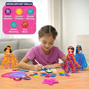 Skillmatics Poke-in Art - Magical Princesses, Mess-Free Fun for Kids, DIY Wood Craft Kits, Creative Activity, Gifts for Girls & Boys Ages 4, 5, 6, 7, 8, 9 by TinyTreasures Baby Boutique
